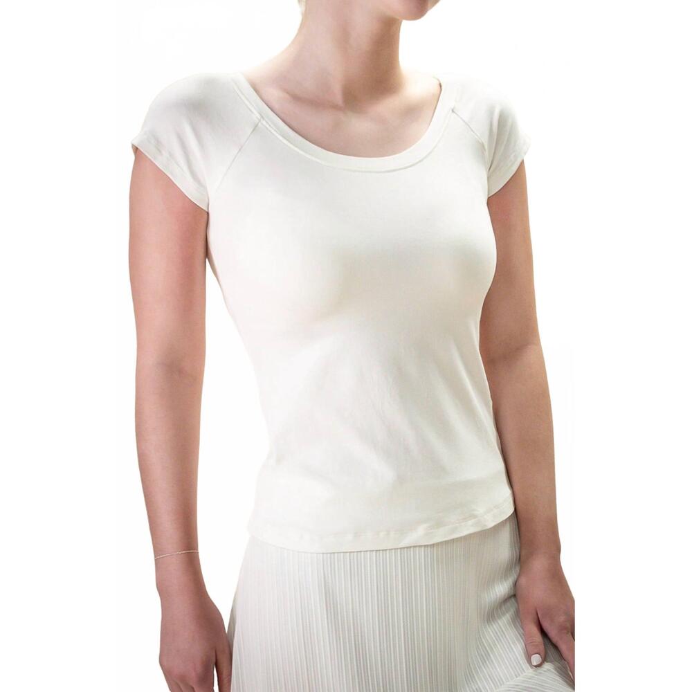 NEW REVIR stolen top in ivory